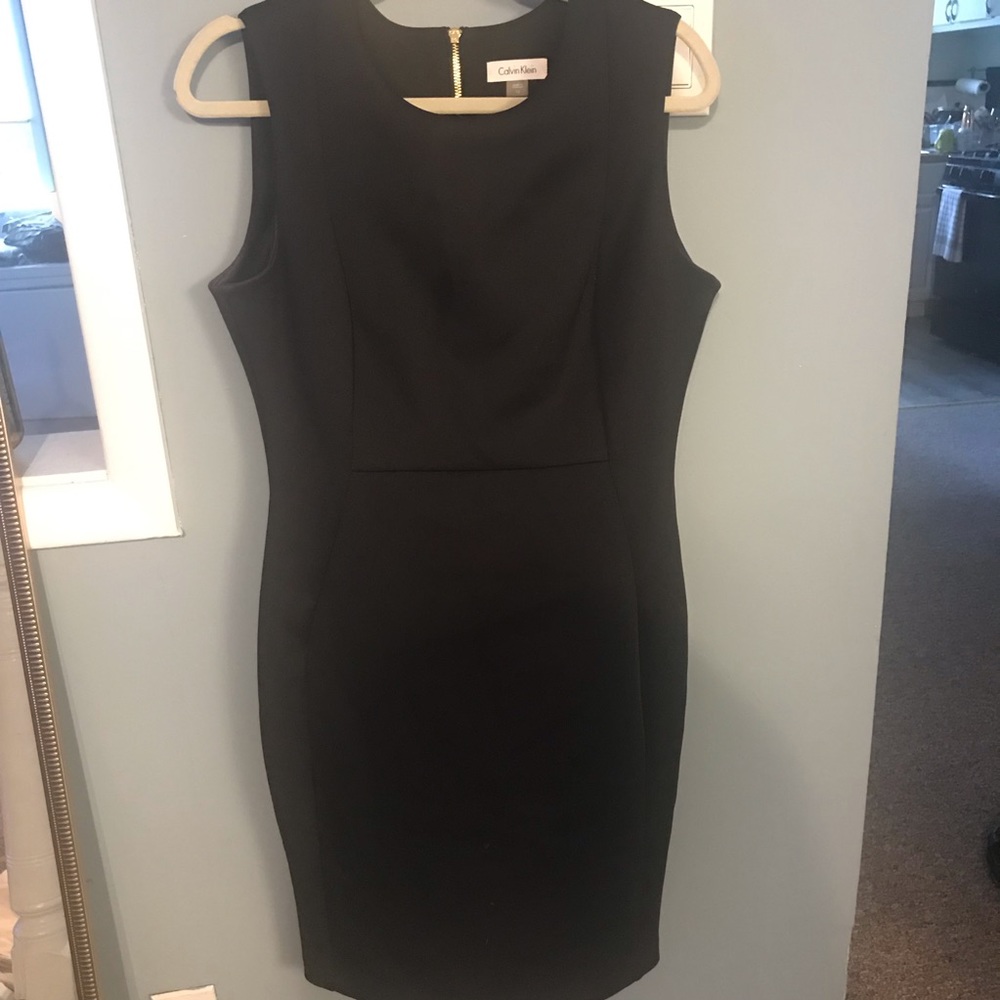 Calvin Klein black sleeveless dress size 12